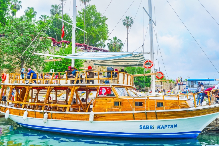 D'Antalya: excursion en bateau d'une demi-journée aux cascades de Düden