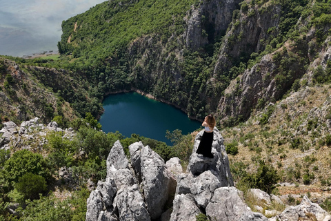 Three Lakes Jeep Adventure:Explore Green, Red &amp; Blue WondersThree Lakes Tour: Visit Three Lakes of Imotski Region