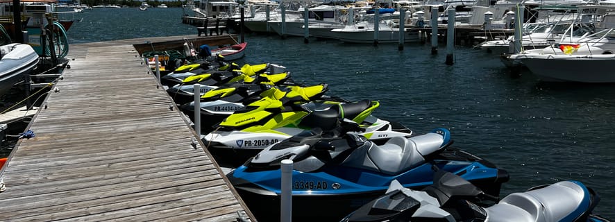 Salinas: Caribbean Sea Cays Guided Jet Ski Tour