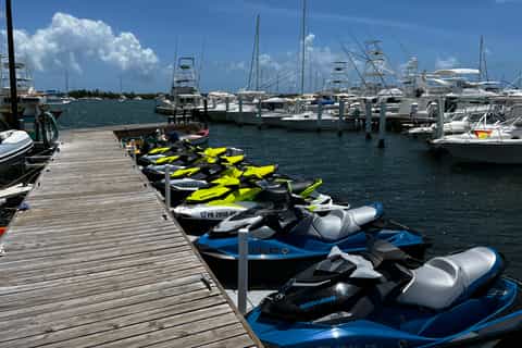 Salinas: Caribbean Sea Cays Guided Jet Ski Tour