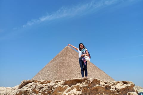 Dal Cairo o Giza: tour privato di Sakkara, Memphis e Piramidi