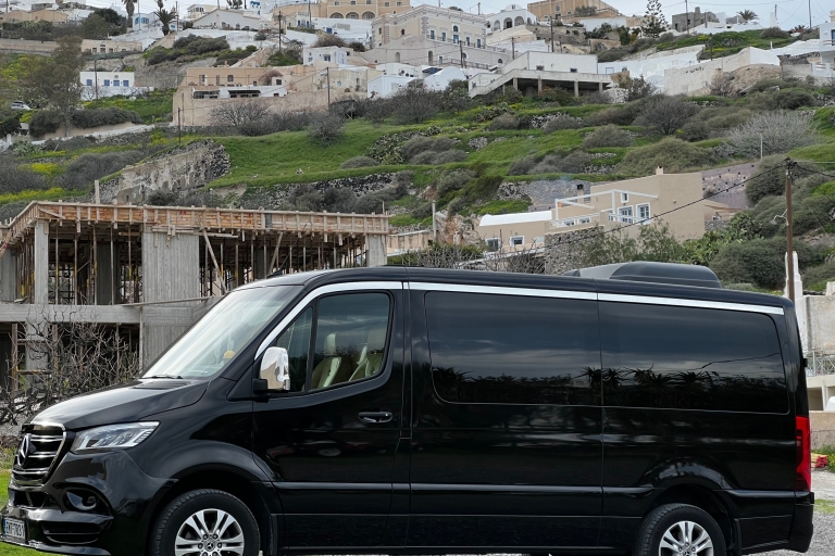 Santorini: Wycieczka samochodowa z lokalnym