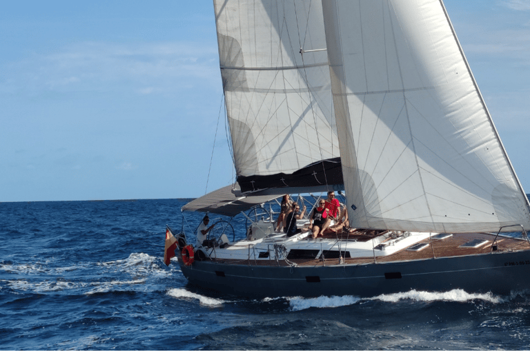 Portocolom: Full-Day Shared Sailing Trip with Food & Drinks