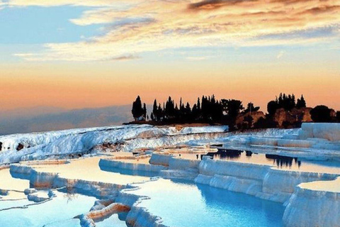 Alanya: Pamukkale dagtrip met Hierapolis &amp; Cleopatra&#039;s zwembadTour zonder entreegelden