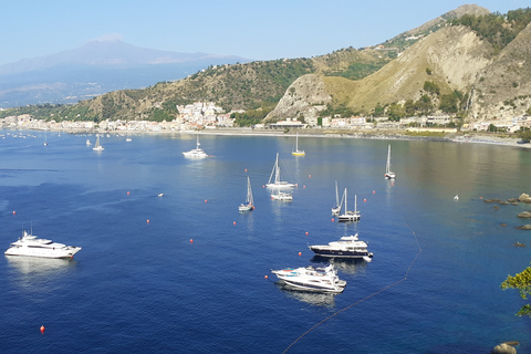 Catane: visite du parrain de Savoca et Taormina avec dégustation de nourriture