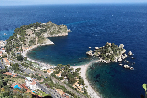 Catane: visite du parrain de Savoca et Taormina avec dégustation de nourriture