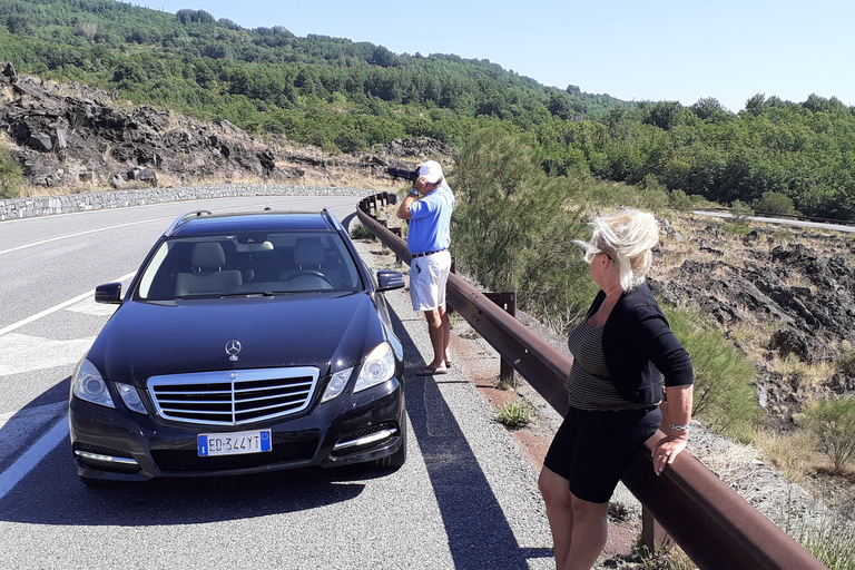 Catane: visite du parrain de Savoca et Taormina avec dégustation de nourriture