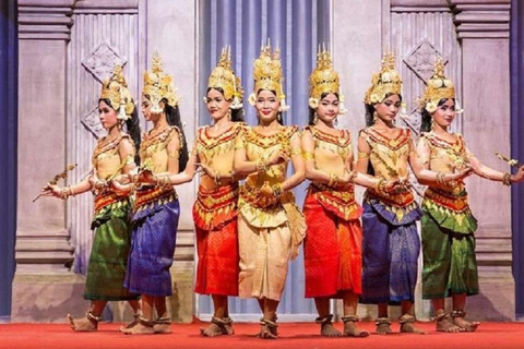 Spectacle d'Apsara et dîner avec transfert aller-retour gratuit et partagéDîner buffet Spectacle d'Apsara avec transferts aller-retour gratuits