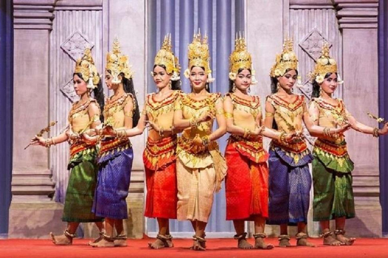 Spectacle d'Apsara et dîner avec transfert aller-retour gratuit et partagéDîner buffet Spectacle d'Apsara avec transferts aller-retour gratuits