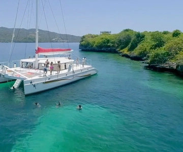 Samaná: giro in catamarano con snorkeling e pranzo
