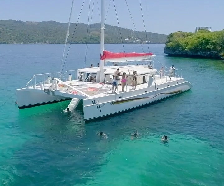 Samaná: giro in catamarano con snorkeling e pranzo