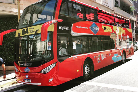 Buenos Aires: 24 ore di autobus Hop-on Hop-off e crociera sul fiume