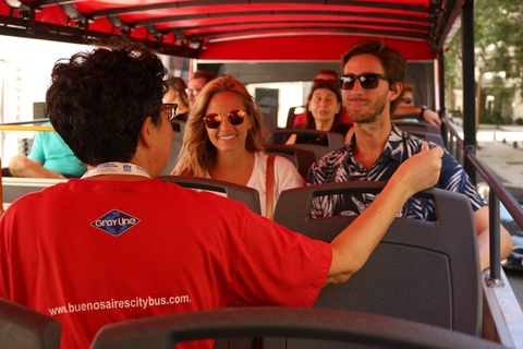 Buenos Aires: 48-Stunden-Hop-On/Hop-Off-Bus und FlussfahrtBuenos Aires: 48 Stunden Hop-on Hop-off Bus und Flusskreuzfahrt