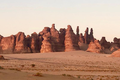 De AlUla: Turnê HegraDe AlUla: Excursão a Hegra com traslado