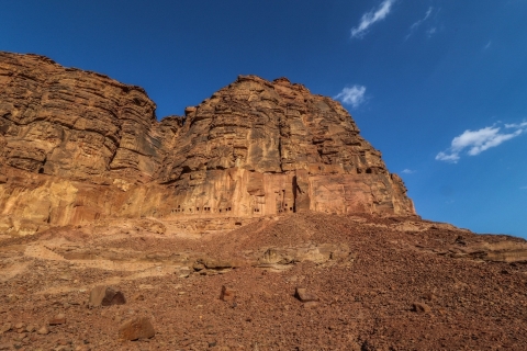 Al-Ula: Dadan & Jabal Ikmah-rondleiding met optionele ophaalserviceHalve dag Dadan & Jabal Ikmah-tour - met hotelovername