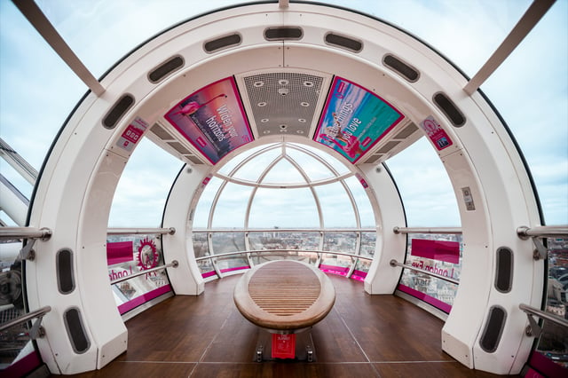 London Eye : cabine privée pour couples ou groupes