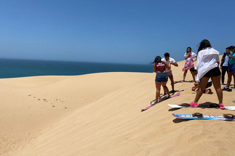 Agadir: Surfowanie po piasku na wydmach Agadiru