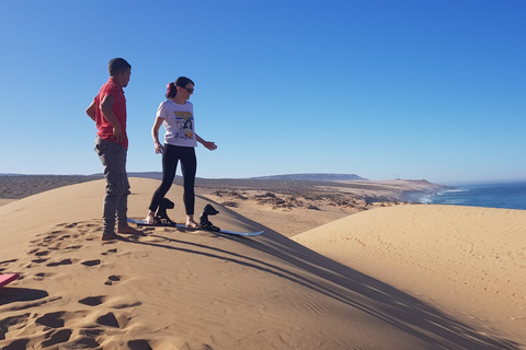 Agadir: Surfowanie po piasku na wydmach Agadiru