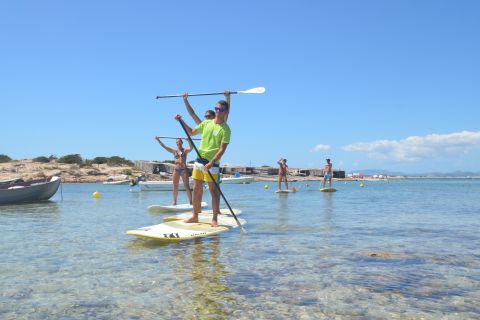 Formentera: tour guiado de SUP Stand Up Paddle