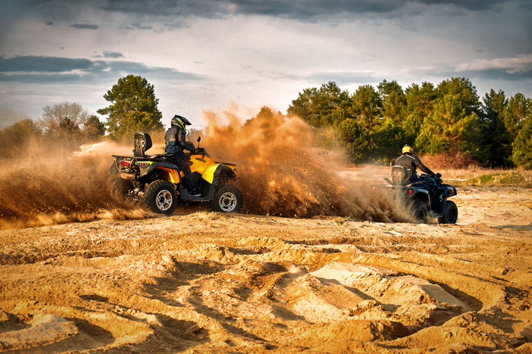 Z Agadiru lub Taghazout: Wycieczka ATV Quad Biking Safari Dunes TripZ Agadiru: jazda quadem i wycieczka po wydmach z przejażdżką na wielbłądach