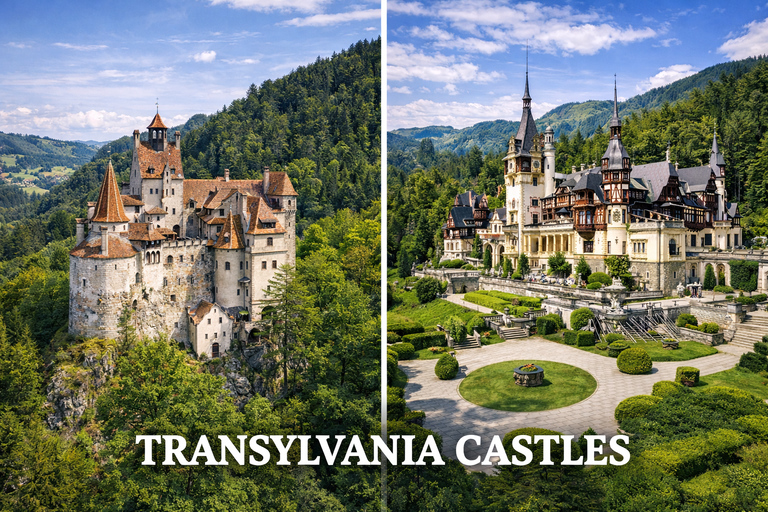 Bucharest: Transylvania Day Tour with Peles & Bran Castle Spanish Group