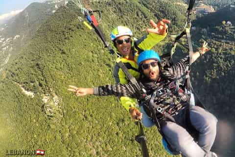 From Beirut: 30-Minute Paragliding Experience over Jounieh