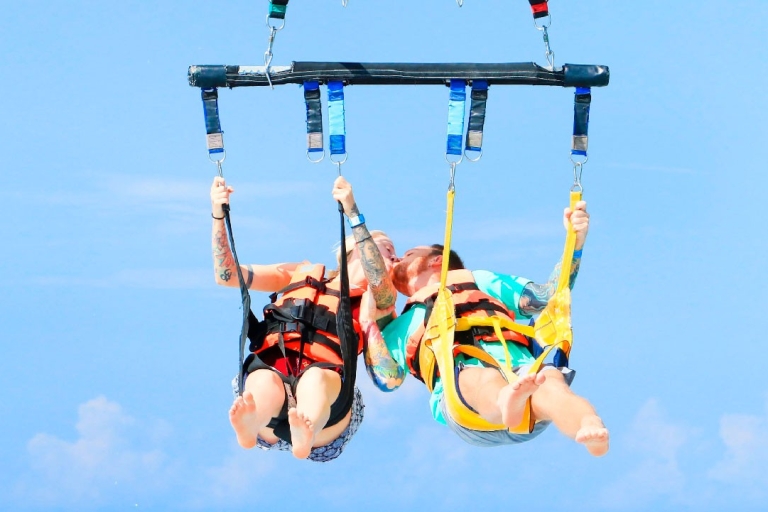 Riviera Maya: parasailing-tourOphalen in Riviera Maya
