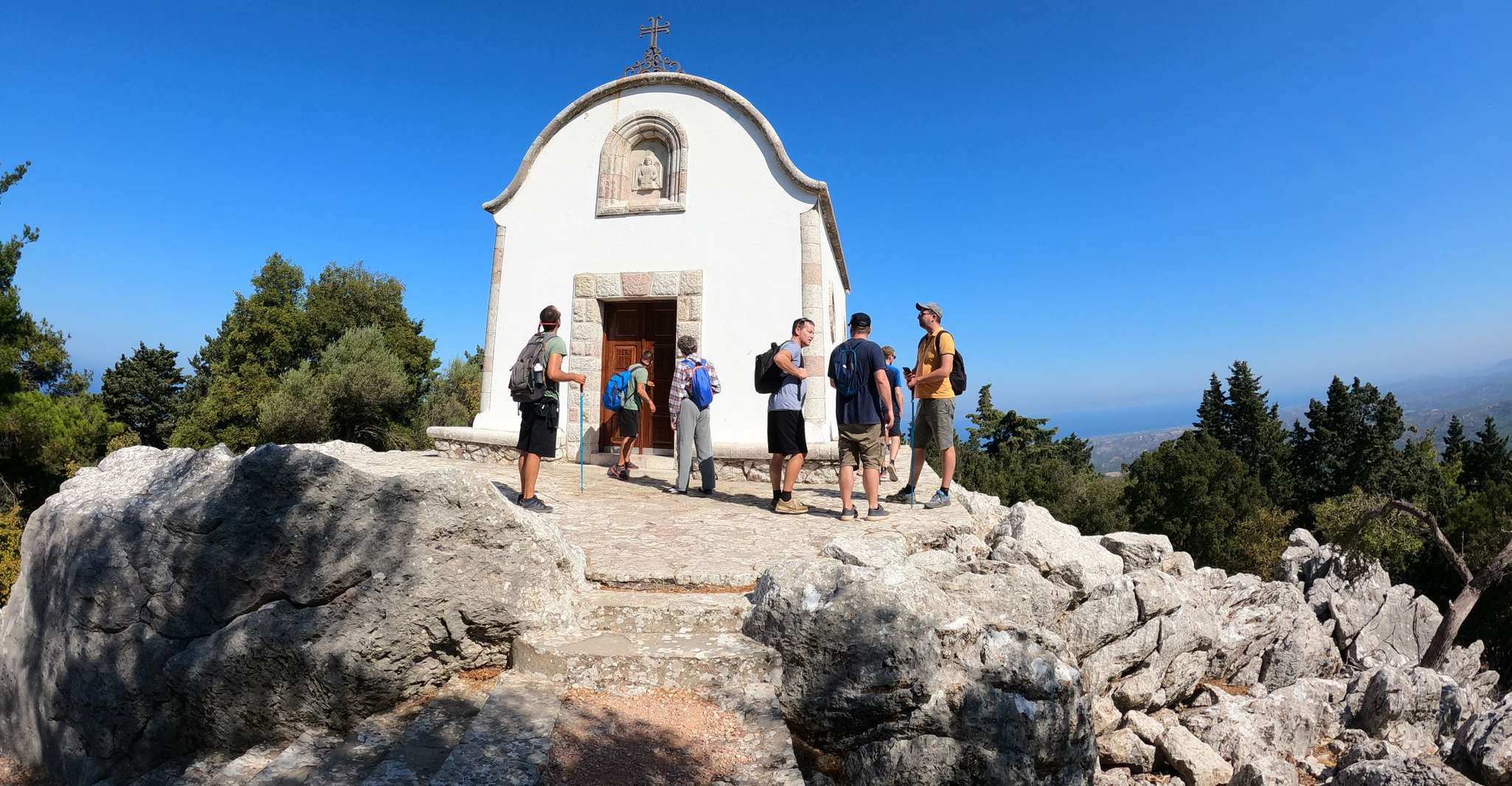 Rhodes, Hike Mountain Profitis Ilias from Salakos village - Hizvo