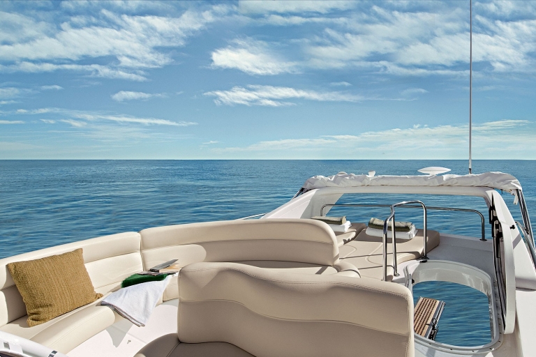 Santorini Caldera: expérience privée de yacht Flybridge