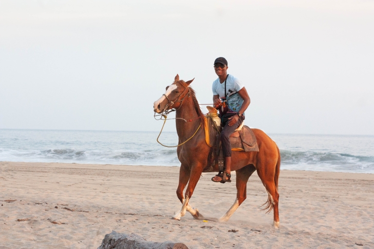 Puerto Escondido: paardrijtocht bij zonsondergang