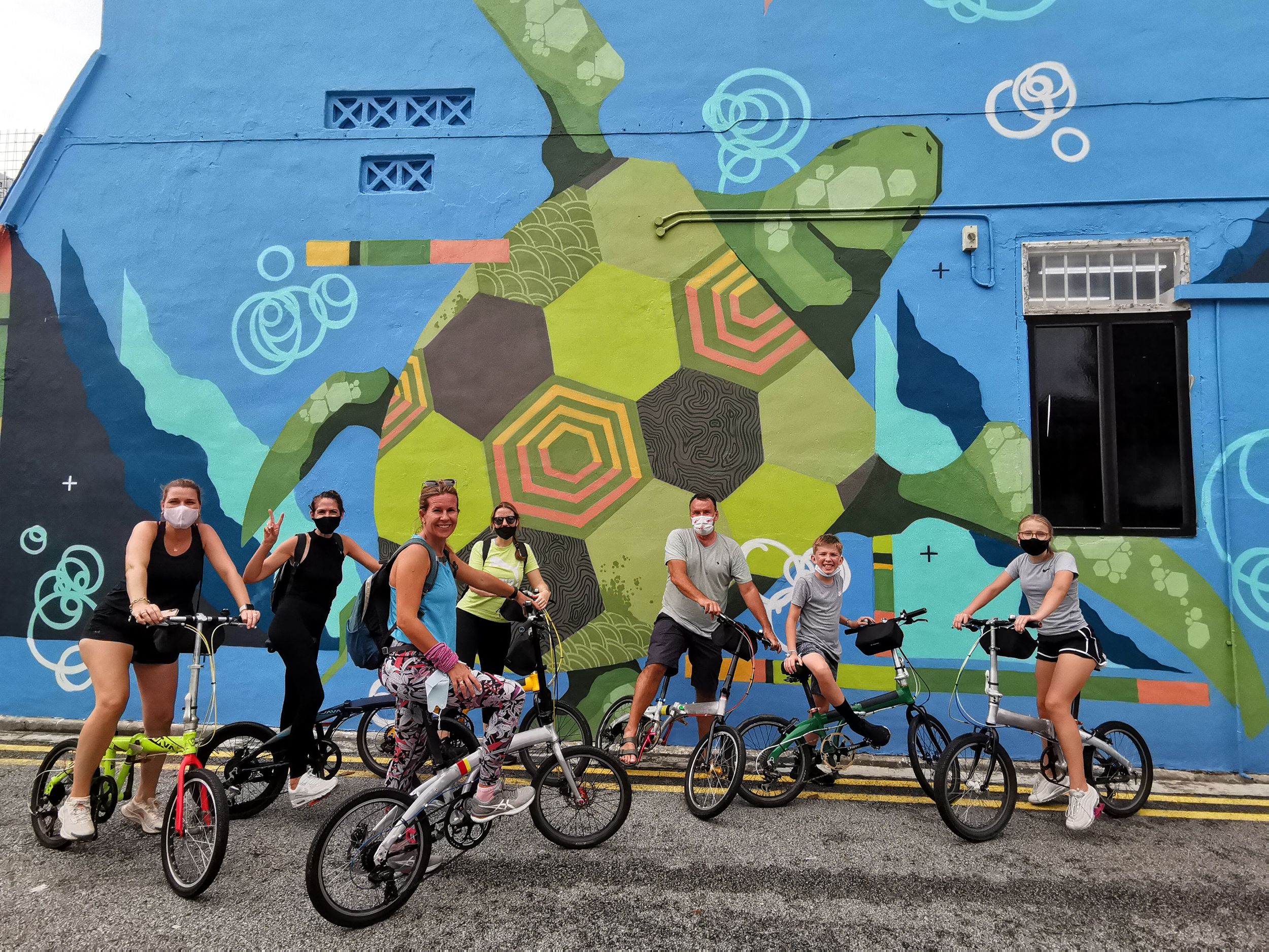 Singapur: Foodtour und Fahrradtour: Bezirk Katong