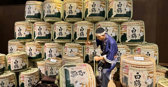 Kobe: Sake Brauerei Tour mit Sake Verkostung