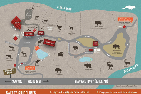 Centre de conservation de la faune de l'Alaska : billet d'entrée