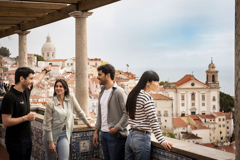 Lissabon: begeleide wandel-, tram-, boot- en helikoptertour