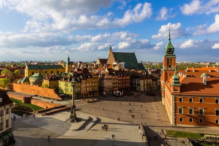 Varsovie: visite historique et moderne de la ville en voiture privée