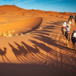 Marrakech: 3-tägige Wüstentour zu den Merzouga-Dünen und Kameltrekking