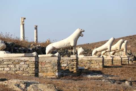Van Mykonos: middagcruise op Delos en rondleiding