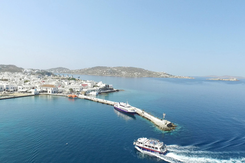 Van Mykonos: middag Delos-cruise en rondleiding