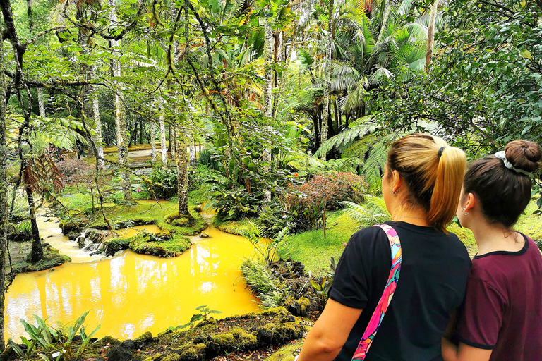 São Miguel: visite de 8 heures de Furnas et Nordeste avec déjeunerSão Miguel: visite de Furnas et Nordeste avec déjeuner et transfert