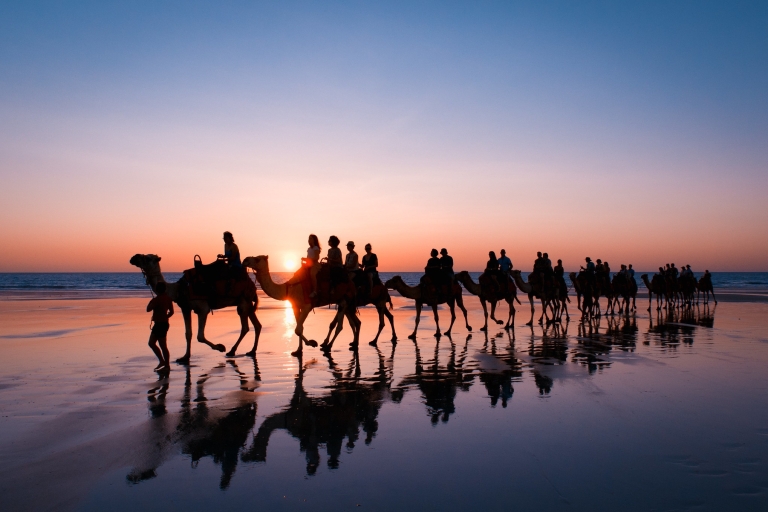 From Taghazout or Agadir: 2-Hour Beach & Sunset Camel Ride