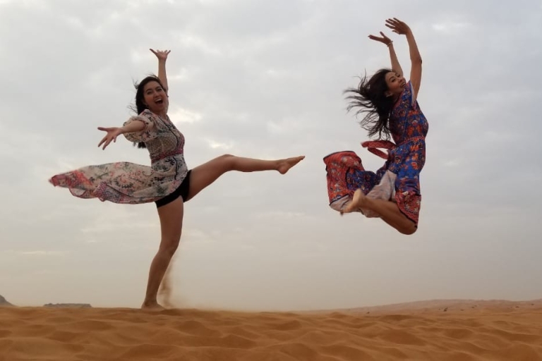 Dubai: Red Dunes-avond quad, Dune Blast met BBQRed Dune Desert Safari quad en privétent