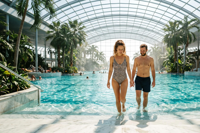 Therme Bucharest Tickets & Transfer - Palm, Galaxy, Elysium 12 hours Therme Bucharest Palm, Galaxy Access & Transfer