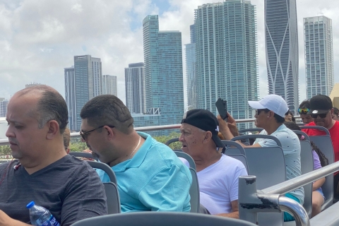 Miami: Horricane Speedboat & Big Bus City TourMiami : visite guidée en hors-bord et en bus à arrêts multiples