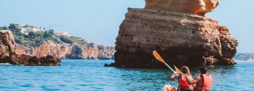 Albufeira: Kayak Tour of Hidden Caves and Secluded Beaches