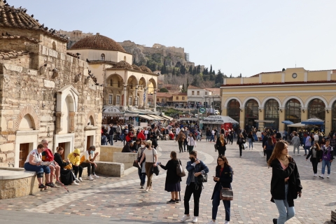 Ateny: podróżowanie w czasie z przewodnikiem e-rowerem w małych grupach