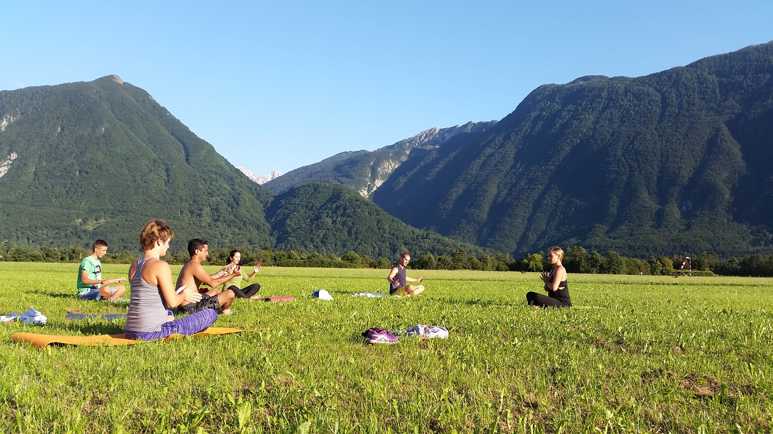 Bovec: Yoga im Soča-Tal