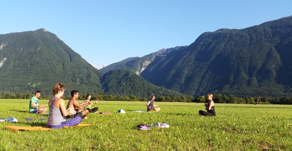 Bovec: Yoga im Soča-Tal