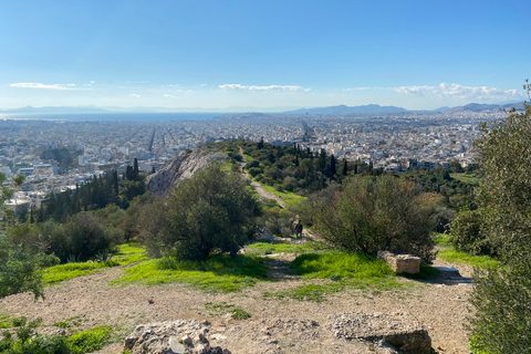 Athene: wandeltocht door tijdloze heuvels en de berg Lycabettus