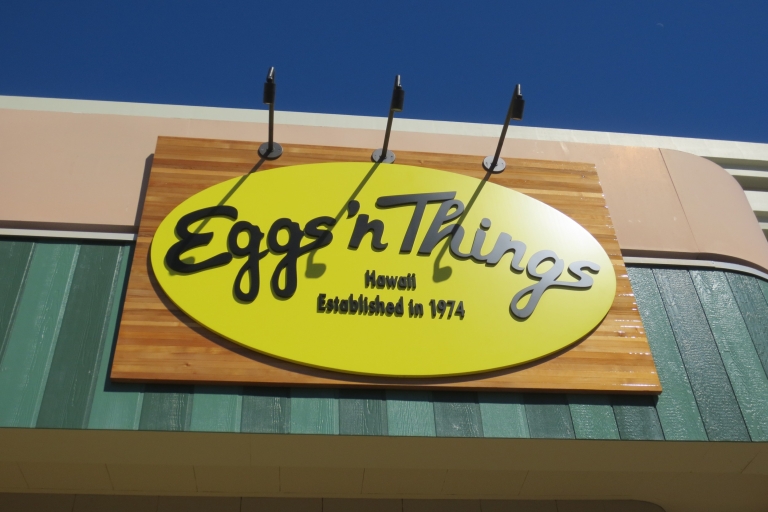 Oahu: Diamond Head wandelen en ontbijt bij Eggs'n Things
