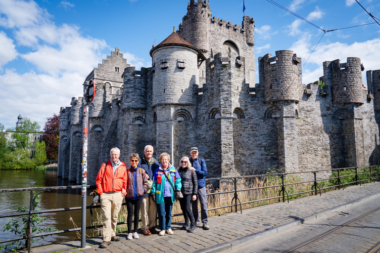 From Brussels: Bruges, Ghent and Antwerp Private Day Trip Spacious Minivan (1-7 Guests)